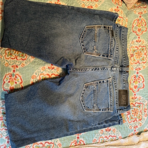Ariat Slim Fit Straight Leg M7 Classic Blue Denim Jeans size 34/34 - Picture 7 of 7